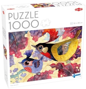 PUZZLE 1000 WATER COLOR BIRDS, TACTIC