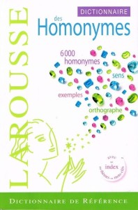 DICTIONANAIRE DES HOMONYMES, YVES GARNIER