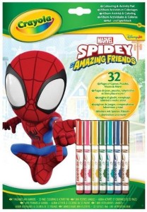 KOLOROWANKA Z FLAMASTRAMI SPIDEY I SUPER-KUMPLE