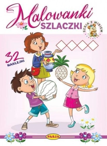 Malowanki szlaczki. Seria z misiem, praca zbiorowa