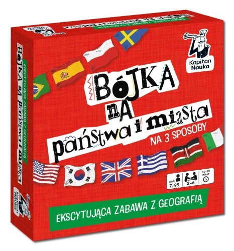 Bójka na państwa i miasta. Gra geograficzna