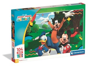 PUZZLE 104 MICKEY MOUSE CLUBHOUSE, CLEMENTONI