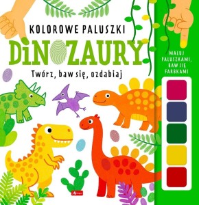 KOLOROWE PALUSZKI. DINOZAURY, WOJCIECH BATURO