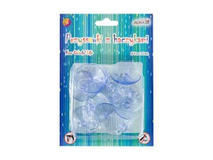 PRZYSSAWKI Z OBROTOWYMI HACZYKAMI 4CM 12SZT