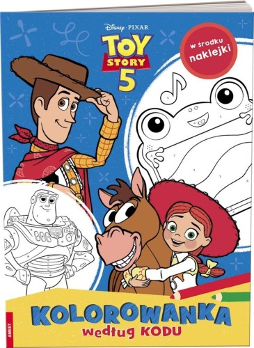 Disney Toy Story 5. Kolorowanka według kodu