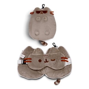PODUSZKA PODRÓŻNA I MASKA NA OCZY - PUSHEEN
