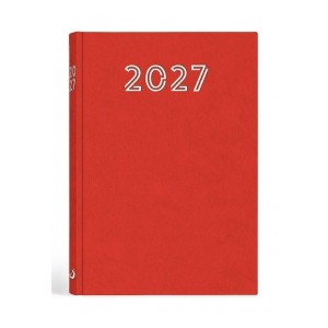 TERMINARZ 2027 A5 STANDARD CZERWONY