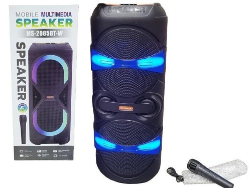 Głośnik Bluetooth z mikrofonem karaoke USB