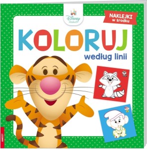 DISNEY MALUCH. KOLORUJ WEDŁUG LINII
