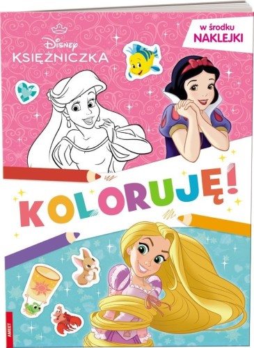 Disney Księżniczka. Koloruję!, praca zbiorowa