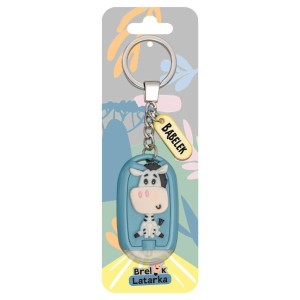 BRELOK 3D Z LATARKĄ - BĄBELEK, BE-HAPPY GIFTS