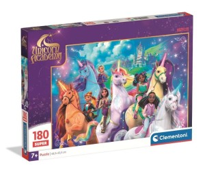 PUZZLE 180 SUPER UNICORN ACADEMY, CLEMENTONI