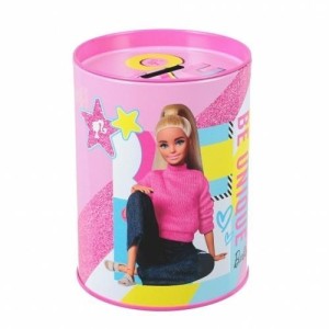 SKARBONKA METALOWA OKRĄGŁA BARBIE, STARPAK