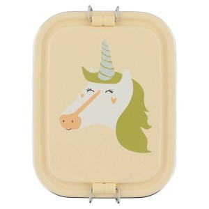 LUNCH BOX STALOWY MAŁY JEDNOROŻEC