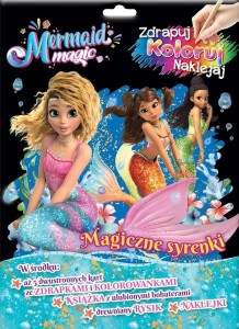 MAGIA SYREN. ZDRAPUJ, KOLORUJ, NAKLEJAJ
