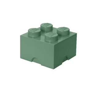 LEGO(R) POJEMNIK KLOCEK CZWÓRKA ZIELONY OLIWKOWY