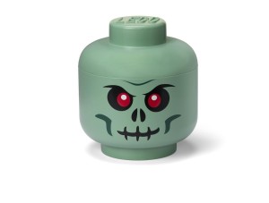 LEGO(R) POJEMNIK GŁÓWKA LARGE - GREEN SKELETON