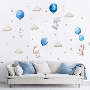 NAKLEJKI NA ŚCIANĘ DO POKOJU DZIECKA BALONY