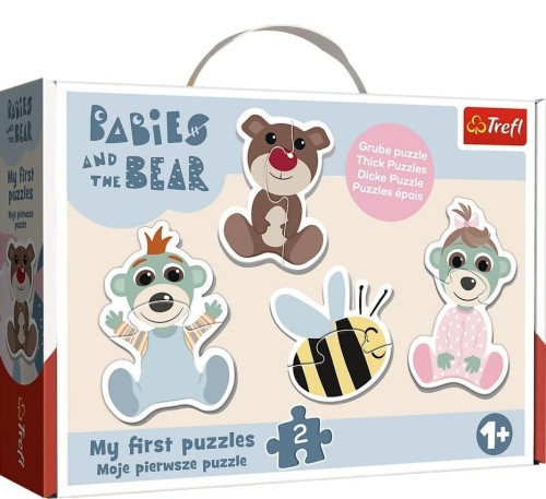 Puzzle Baby Classic - Przyjacielskie Bobaski TREFL