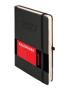 KALENDARZ 2027 MEMOFIX A5 DNS CZARNY