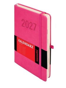 KALENDARZ 2027 MEMOFIX A5 DNS RÓŻOWY