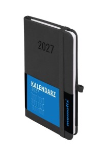 KALENDARZ 2027 MEMOFIX B6 TDW CZARNY