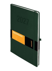 KALENDARZ 2027 MEMOFIX A4 TNS ZIELONY