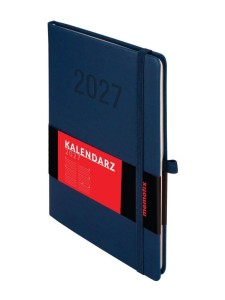 KALENDARZ 2027 MEMOFIX A5 TDW GRANATOWY