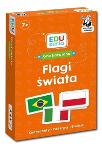 KAPITAN NAUKA EDUSERIA. FLAGI ŚWIATA. GRA KARCIANA