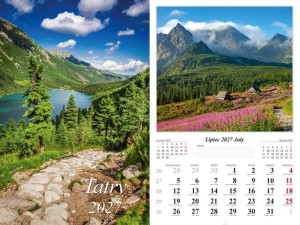 KALENDARZ 2027 ŚCIENNY TATRY