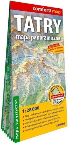 Comfort! map Tatry mapa - panoramiczna 1:28 000