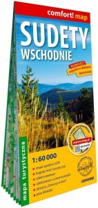 COMFORT! MAP SUDETY WSCHODNIE 1:60 000 LAMINOWANA