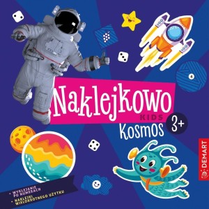 NAKLEJKOWO KIDS 3+. KOSMOS