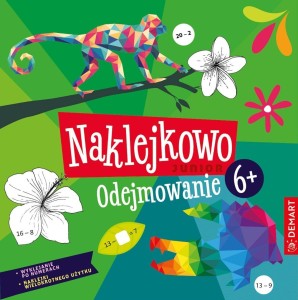 NAKLEJKOWO JUNIOR 6+. ODEJMOWANIE, ANNA BORCHARD