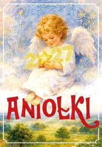 KALENDARZ 2027 ŚCIENNY ANIOŁKI EKONOMICZNY