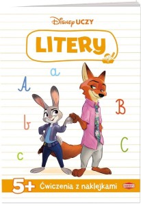 DISNEY UCZY ZWIERZOGRÓD. ĆWICZENIA Z NAKLEJKAMI...