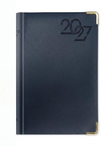 TERMINARZ 2027 B6 LUX ZŁOCONY GRANATOWY
