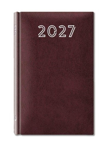 Terminarz 2027 B7 Standard bordowy