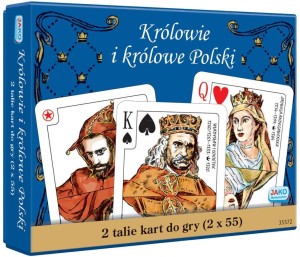 KARTY 2 X 55 KRÓLOWIE I KRÓLOWE POLSKI