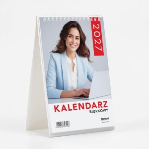 KALENDARZ 2027 A5 BIURKOWY PIONOWY TYGODNIOWY