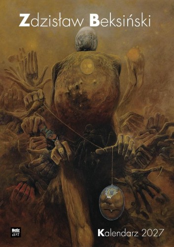 Kalendarz 2027 Beksiński wzór 1 A3