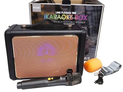 Głośnik Bluetooth z mikrofonem karaoke USB