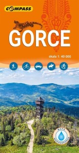 MAPA TURYSTYCZNA - GORCE 1:40 000, PRACA ZBIOROWA
