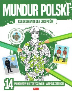 KOLOROWANKI DLA CHŁOPCÓW. MUNDUR POLSKI