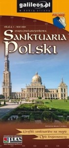 MAPA - SANKTUARIA POLSKI 1:900 000 W.2018