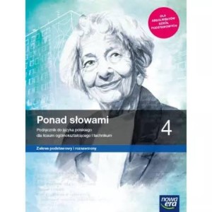 Ponad słowami 4 PODRĘCZNIK - używany Kat. A