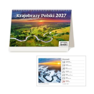 KALENDARZ 2027 BIURKOWY TYGODNIOWY