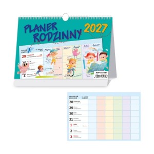 KALENDARZ 2027 BIURKOWY TYGODNIOWY PLANER