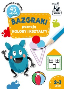 KAPITAN NAUKA KOLORY I KSZTAŁTY 2-3 LATA