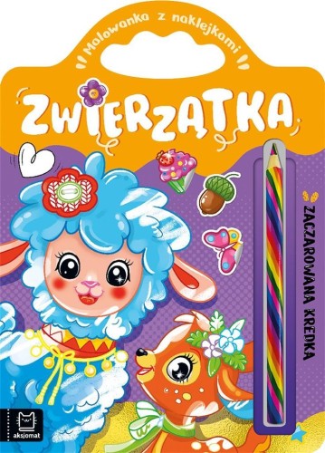 Malowanka z naklejkami Zwierzątka, Anna Podgórska